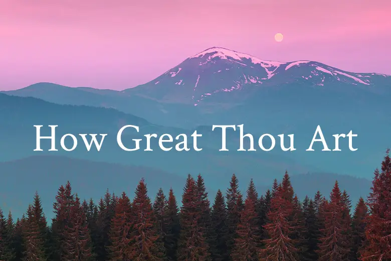 How Great Thou Art Lyrics And Chords Key Of C
